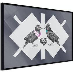 Arkiio Affisch Couple of Starlings [Poster] 30x20 Poster